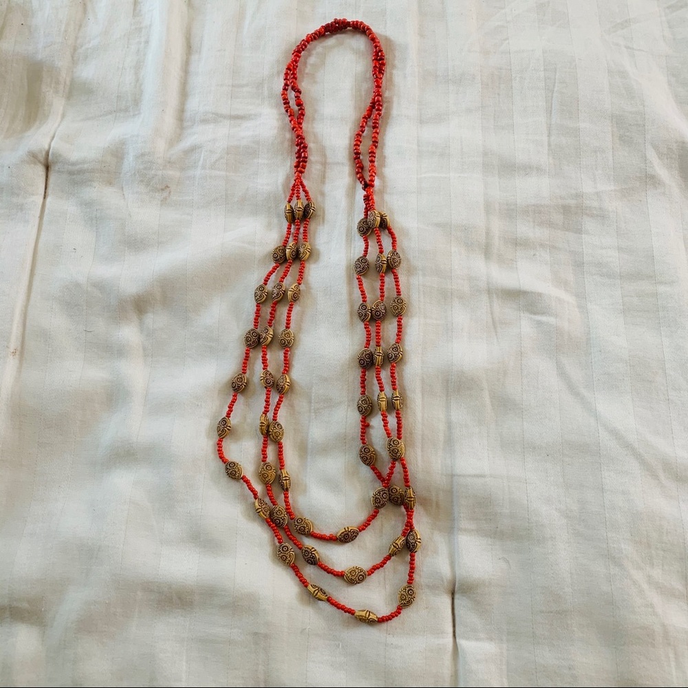 Wooden Beads Necklace